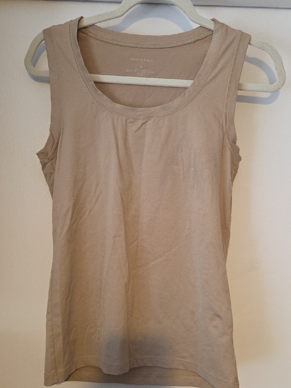 Banana Republic Factory Women's Sleeveless Tank Top — Beige/Taupe